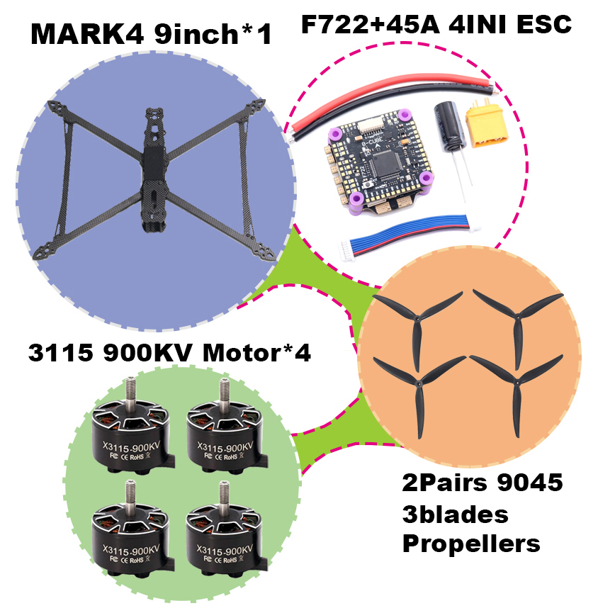 BCUBE MARK4 V2 8/9/10 Zoll F72 – Foxeer Reaper Extreme 2.5W Vtx Bewertung und Preis